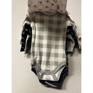 Baby boy Onsies Bundle Set of 3 Long sleeves 0-3M